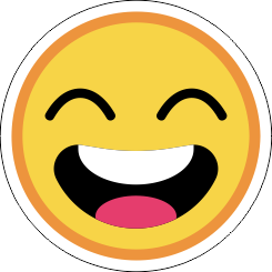 Printad Emojidekal