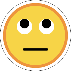 Printad Emojidekal