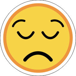 Printad Emojidekal