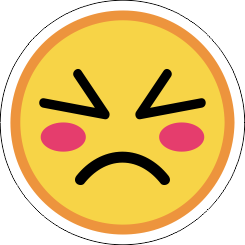 Printad Emojidekal