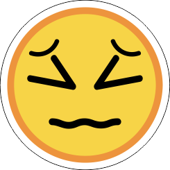 Printad Emojidekal