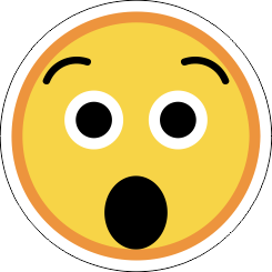 Printad Emojidekal