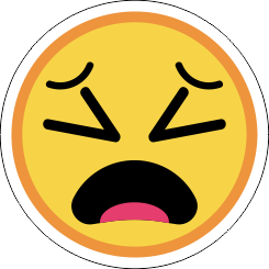 Printad Emojidekal