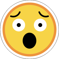 Printad Emojidekal