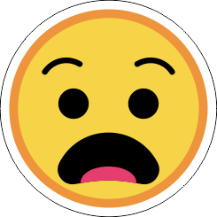 Printad Emojidekal