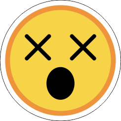 Printad Emojidekal