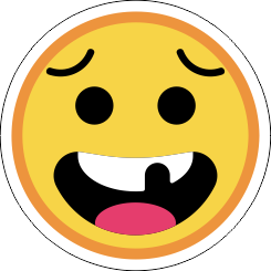 Printad Emojidekal