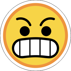 Printad Emojidekal