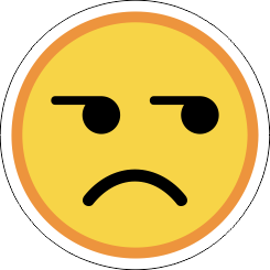 Printad Emojidekal
