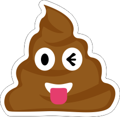 Printad Emojidekal