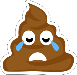 Printad Emojidekal