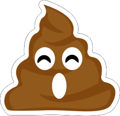 Printad Emojidekal