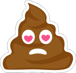 Printad Emojidekal