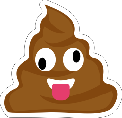 Printad Emojidekal