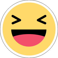Printad Emojidekal