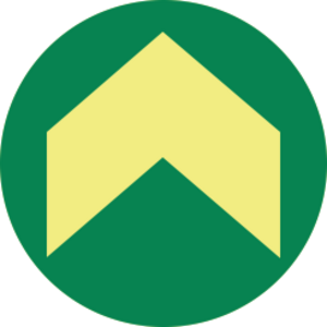 Självhäftande Efterlysande folie. Storlek: 95 x 95 mm