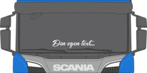 Vill du ha den för montage på insida så väljer du spegelvänd.

