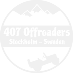 Inverterad logotyp för ljusa dekaler mot mörk bakgrund.