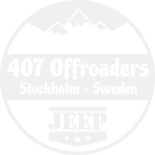 Inverterad logotyp för ljusa dekaler mot mörk bakgrund. 