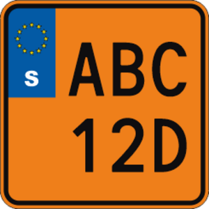 Specialskylt till Enduro. 100x100mm
Orange bakgrund, men går att få vit. Skriv dina önskemål i kommentarsfältet.