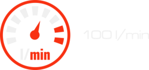 100 l/min Ecosilence
180x85mm
Cardinal Red + White