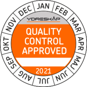 24st dekaler på A4-ark. 40x40mm Digitalprintas på ARLON DPF8000 + Laminat