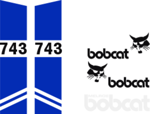 Dekalsats för Bobcat 743.