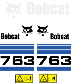 Dekalsats för Bobcat 763.