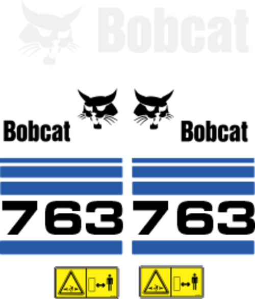 Dekalsats för Bobcat 763.