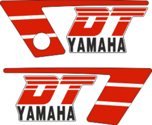 Laminerade dekaler. Går att få till Svart modell, skriv detta i kommentarsfältet.