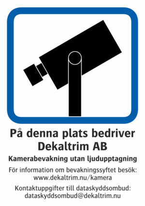 Kameraövervakning