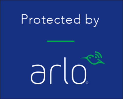 Varningsdekal för montage på fönster. Dessa är enkelsida för montage på utsida.