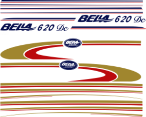 2st Stripe "Bella 620 Dc", längd 3570mm. 2st Stripe för vattenlinje, Längd 4660mm. Levereras i delar om ca 1100mm