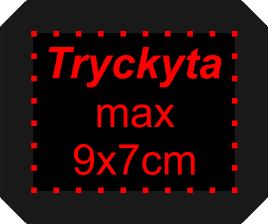 Isskrapa med 4-färgstryck
Svart 120x100mm. Tryckyta 90x70mm