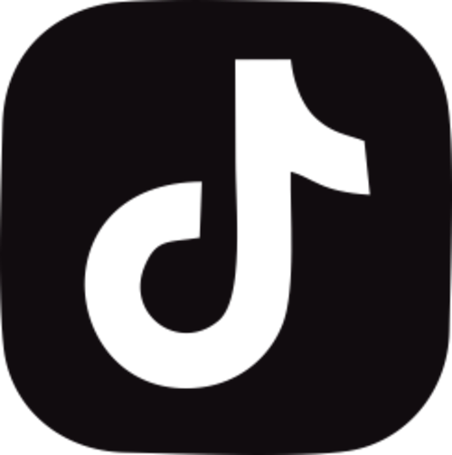 Tik tok logo, i valfri storlek och färg.