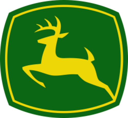 Datorskuren dekal Logo John Deere