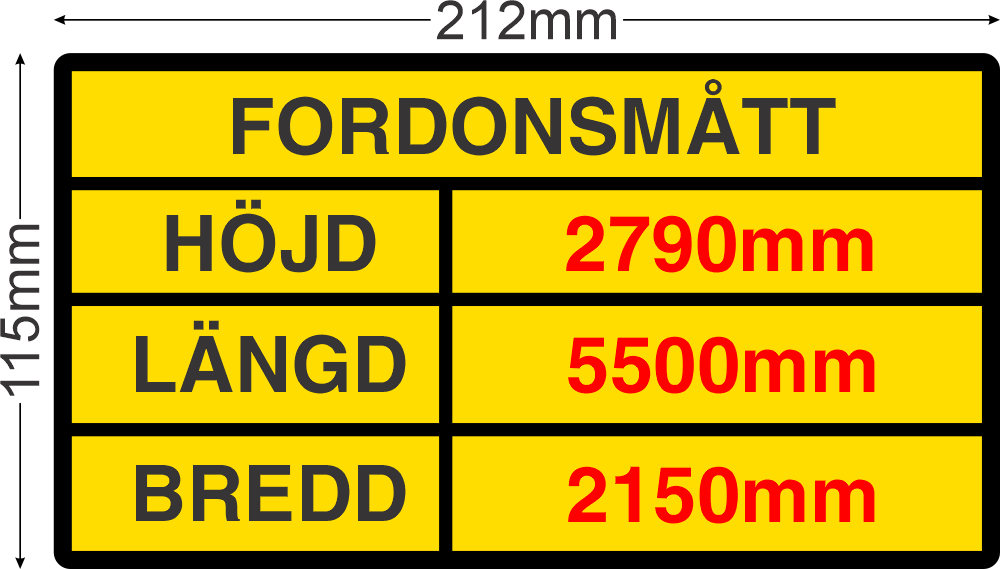 300x110mm