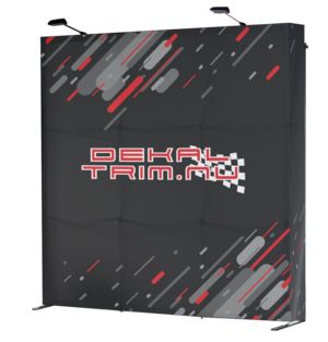 Mässvägg 2250x2250mm inkl LED-belysning