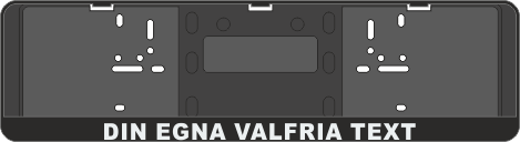 Skylthållare 480x110mm Aluminiumskylt