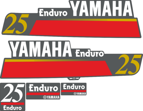 Komplett kitt innehållande: 2st sidodekaler, 2st Enduro dekaler och 1st dekal med 25.