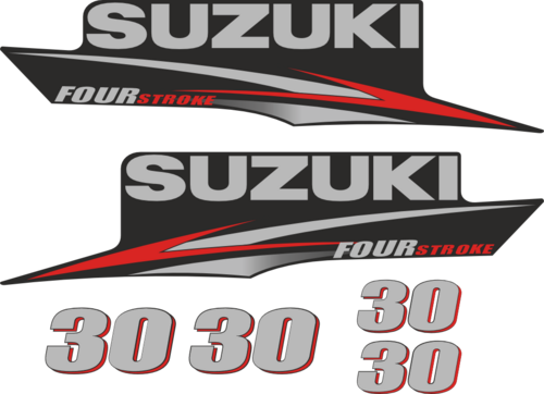 Komplett innehållande: 2st sidodekaler, 4st 30 dekaler.