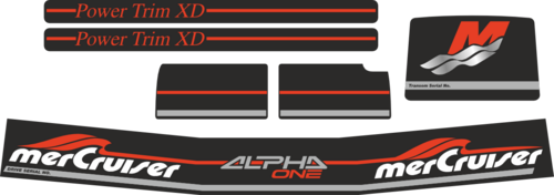 Alpha One Power Trim XD Komplett.