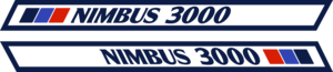 Datorskurna dekaler. Innehållande: 2st Nimbus 3000 dekaler 1680x155mm.