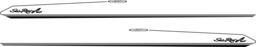 Komplett sats Skrovstripes till SeaRay 230