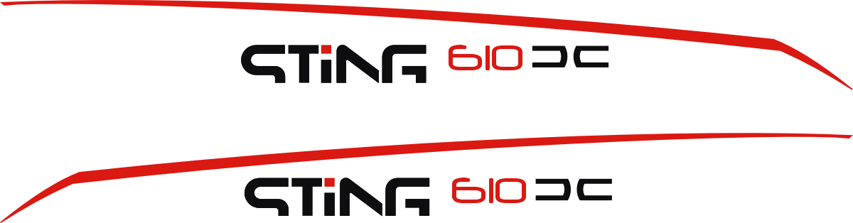 2st dekaler sting 610DC 3110x330mm.