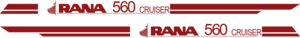 2st dekaler Rana 560 Cruiser 3000x155mm.