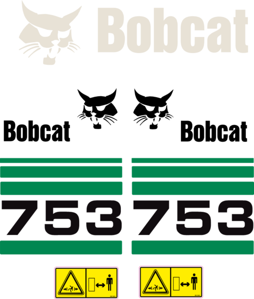 Dekalsats för Bobcat 753.