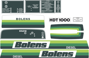Bolens HDT 1000 komplett reproduktion.