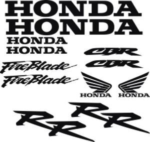 258x243mm Datorskuret dekalkit för minimotos. Går att få i valfri färg.