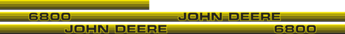 Printad dekor John Deere 6800. Komplett: 1st stripe 770mm, 2st 6800 John Deere 1780x50mm,
